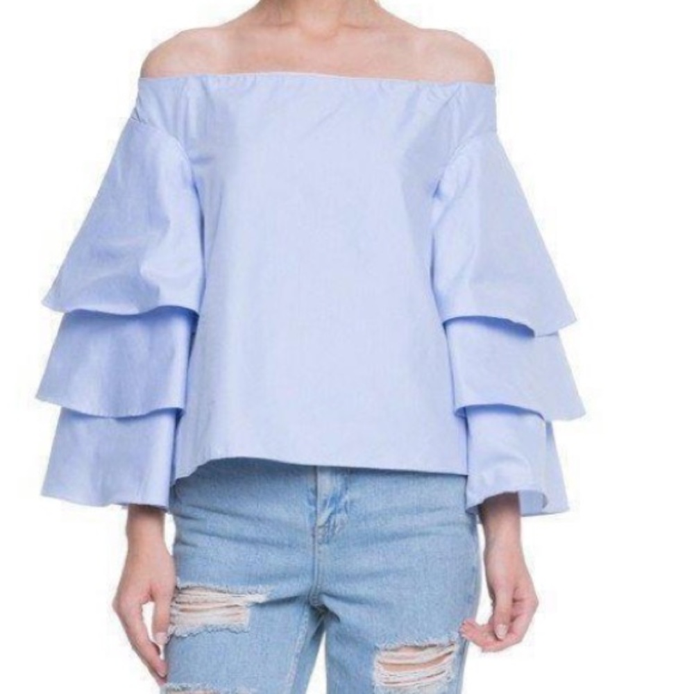 Endless Rose Tiered Off the Shoulder Top